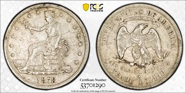 1878-S T$1 Trade N1