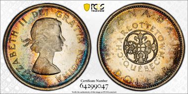 1964 S$1 Confederation MS64