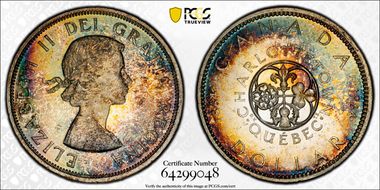 1964 S$1 Confederation MS65