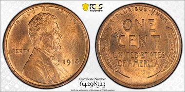 1914 1C MS64RD