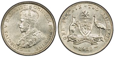 1922(m) Florin AU58