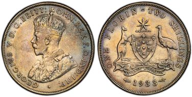 1933(m) Florin XF45