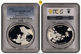 2016 € 5 Hedgehog's Coat PR68DCAM