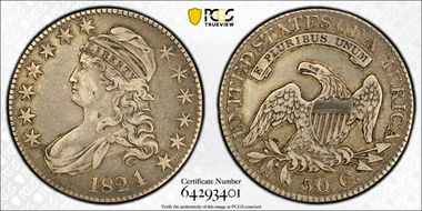 1824/4 50C VF35