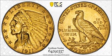 1911 $2.50 N1