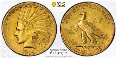 1914-S $10 N1