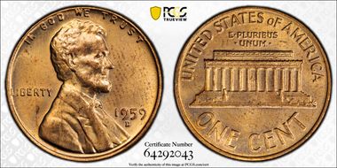 1959-D 1C MS65RD