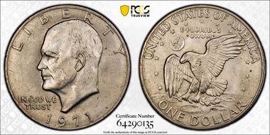 1971 $1 MS63