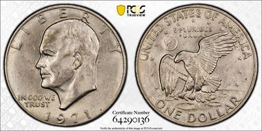 1971 $1 MS62