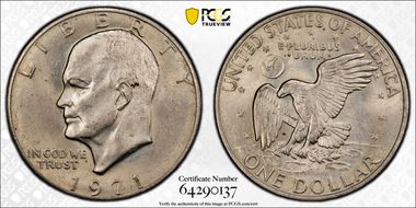 1971 $1 MS63