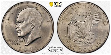 1971 $1 MS63