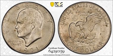 1971 $1 MS62