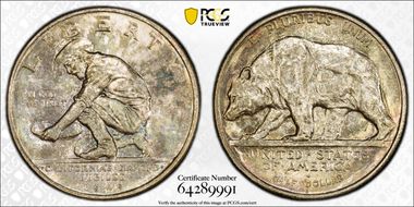 1925-S 50C California MS66
