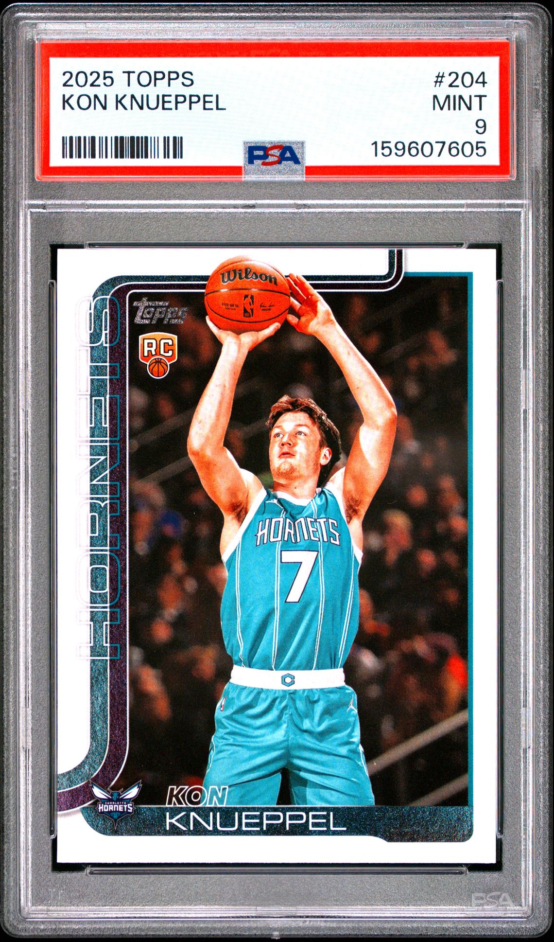 2025 Topps Kon Knueppel #204 Mint 9 front