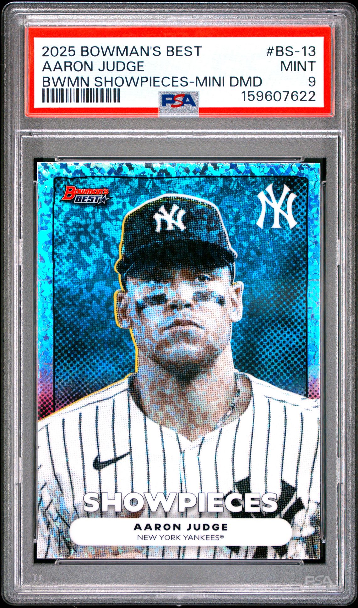 2025 Bowman's Best Bowman Showpieces Aaron Judge #Bs-13 (Bwmn Showpieces-Mini Dmd) Mint 9 front