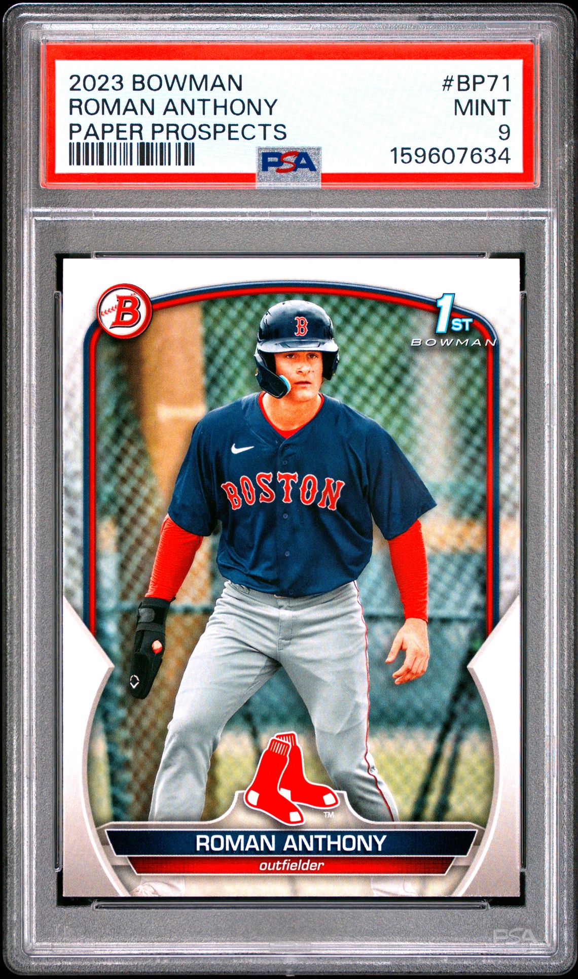 2023 Bowman Paper Prospects Roman Anthony #Bp71 (Paper Prospects) Mint 9 front