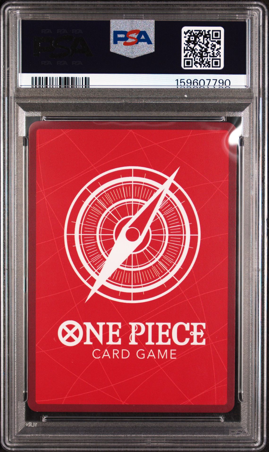 2025 One Piece Op13-Carrying On His Will Monkey D. Luffy #001 (Alternate Art) Gem Mt 10 back view - PSA certificate #159607790