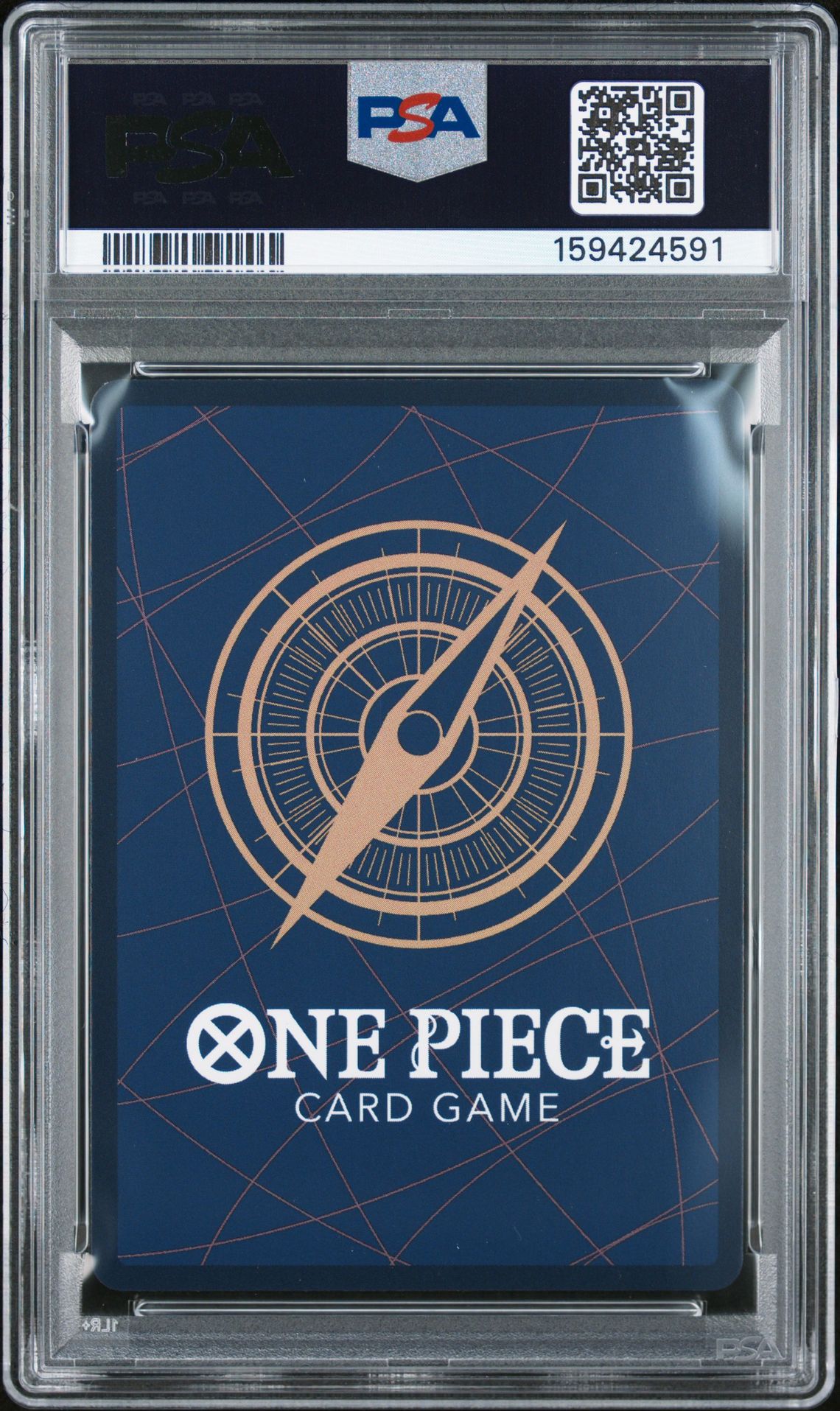 2025 One Piece Op13-Carrying On His Will Monkey D. Garp #016 (Alternate Art) Gem Mt 10 back view - PSA certificate #159424591