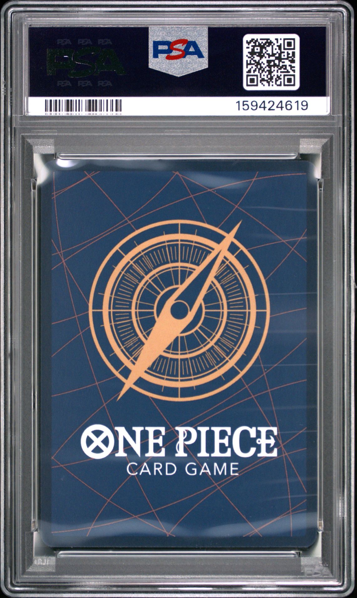 2025 One Piece Op13-Carrying On His Will Ace & Sabo & Luffy #007 (Alternate Art) Gem Mt 10 back view - PSA certificate #159424619