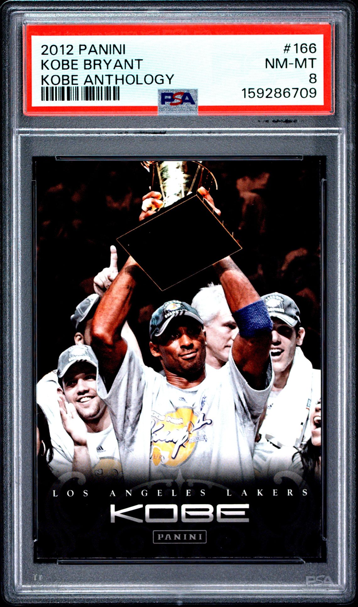 2012 Panini Kobe Anthology Kobe Bryant #166 (Kobe Anthology) Nm-Mt 8 front