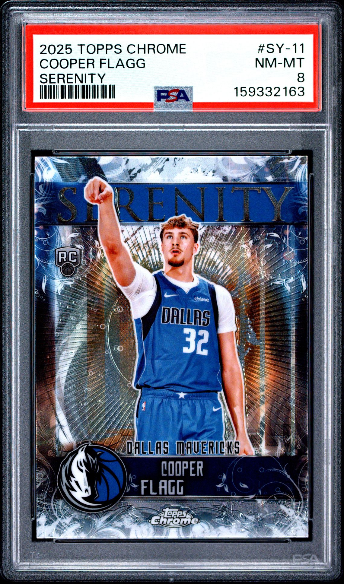 2025 Topps Chrome Serenity Cooper Flagg #Sy-11 Nm-Mt 8 front