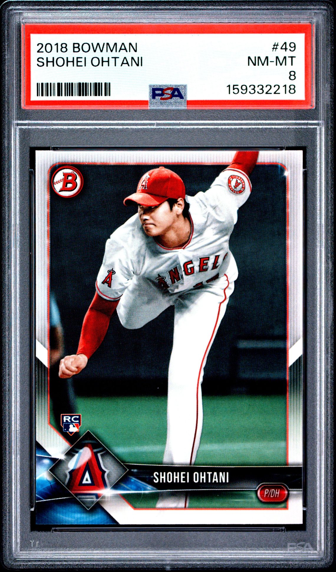 2018 Bowman Shohei Ohtani #49 Nm-Mt 8 front