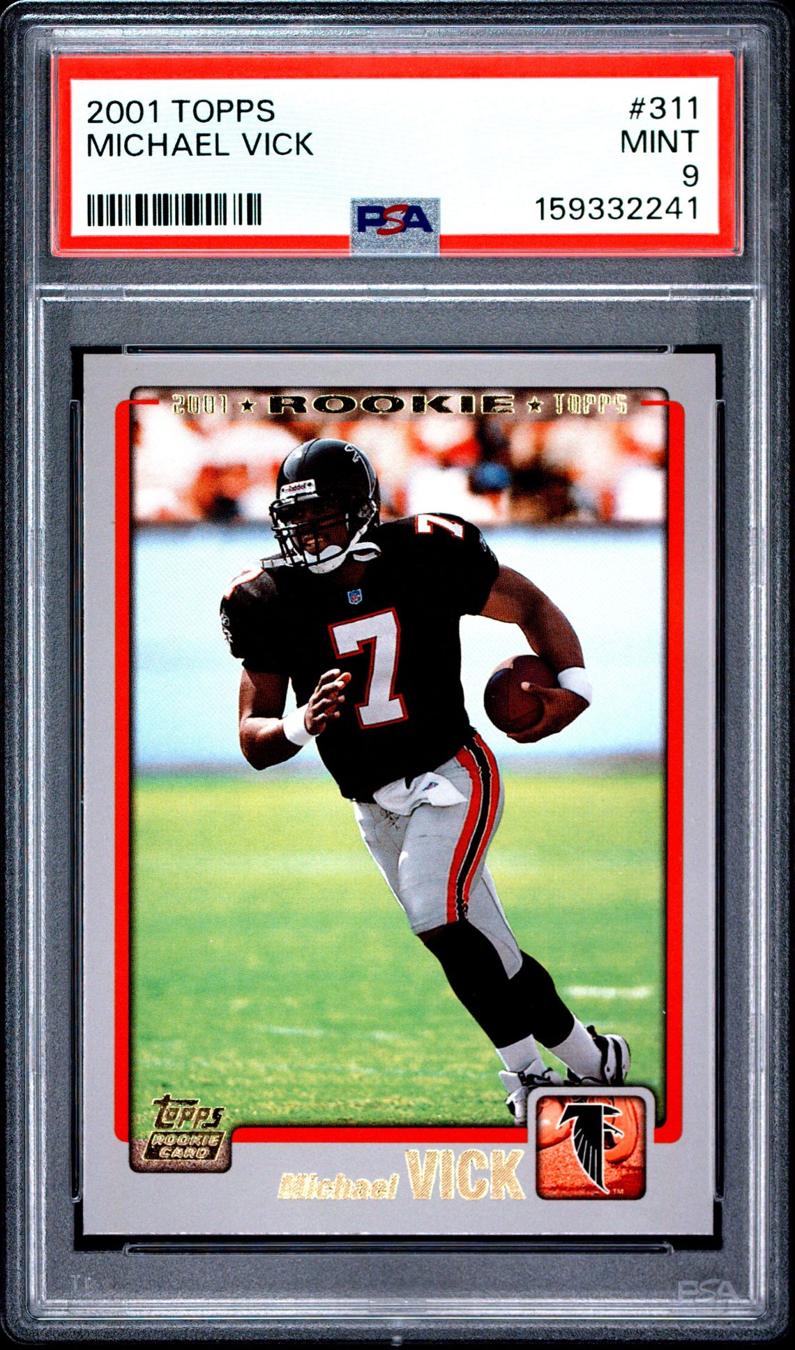 2001 Topps Michael Vick #311 Mint 9 front