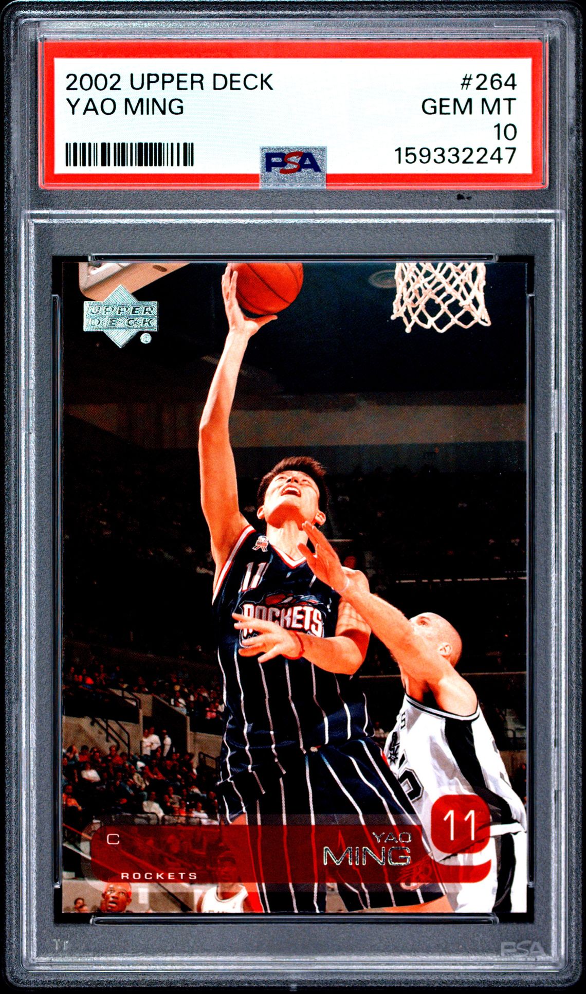 2002 Upper Deck Yao Ming #264 Gem Mt 10 front