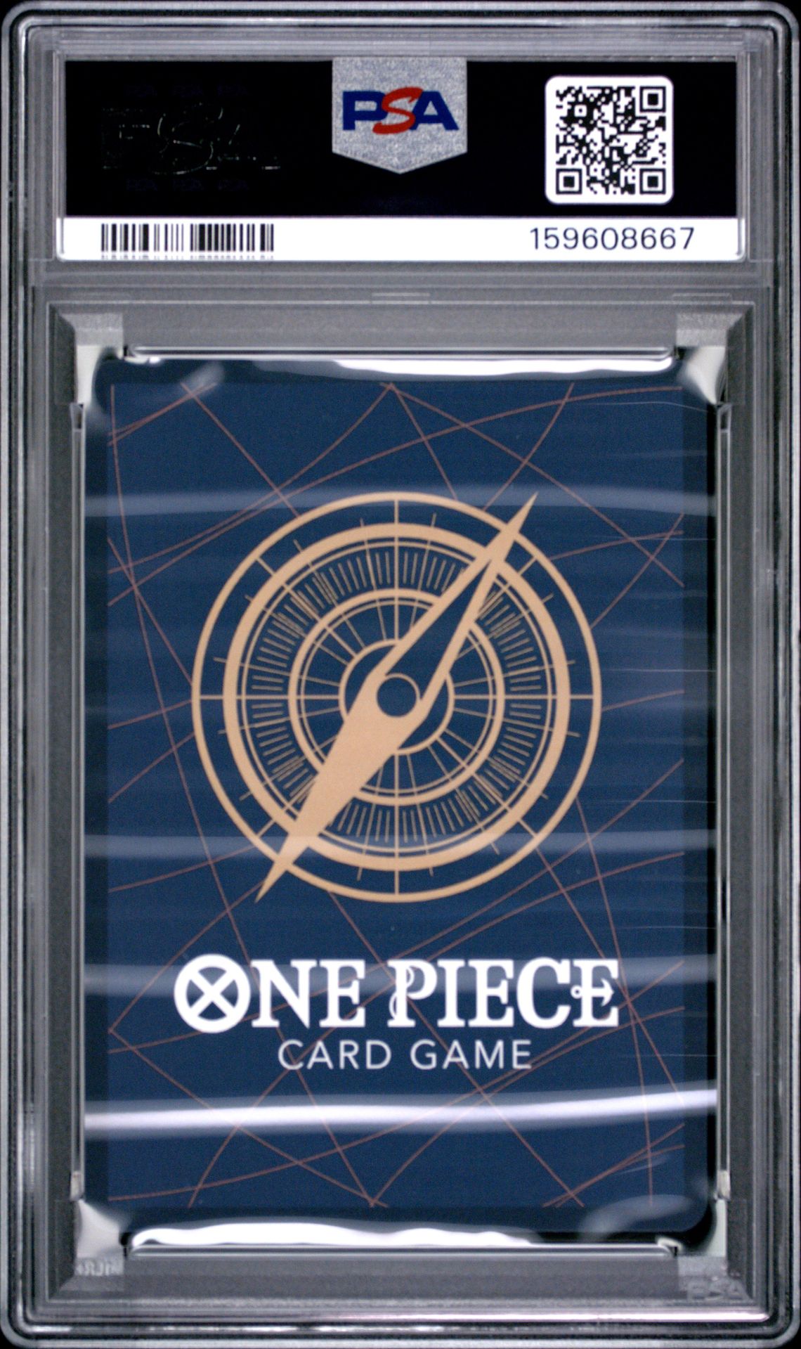 2025 One Piece Promos Monkey D. Luffy #111 (Set Sail Event) Gem Mt 10 back view - PSA certificate #159608667