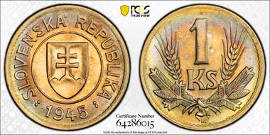 1945 Koruna MS63