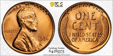 1956 1C MS66RD