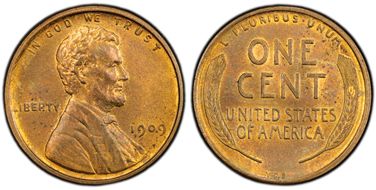 1909 VDB 1C MS63RB