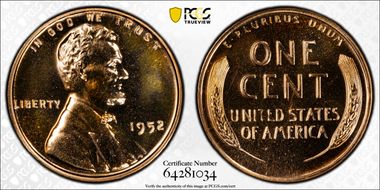 1952 1C PR67RD
