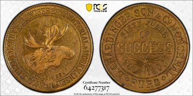 1902 Token BR-574A Gnaedinger & Sons MS64RB