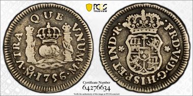 1756-Mo M 1/2 R Calico-91 VF20