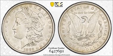 1882-O/S $1 Strong N1
