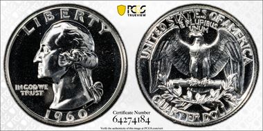 1960 25C PR67