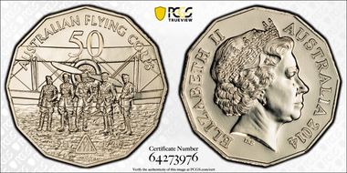 2014 50C Australian Flying Corps MS69
