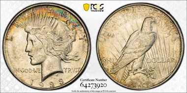 1923-D $1 AU53