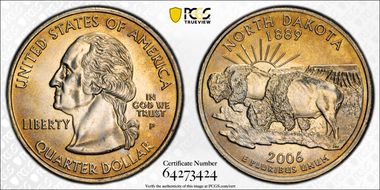 2006-P 25C North Dakota MS65