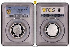 2011 20C Silver PR69DCAM
