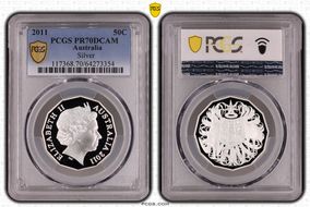 2011 50C Silver PR70DCAM