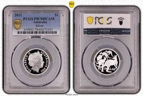 2011 $1 Silver PR70DCAM