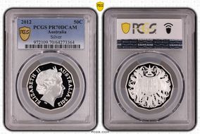 2012 50C Silver PR70DCAM