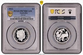 2012 $1 Silver PR70DCAM