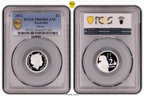 2012 $2 Silver PR69DCAM