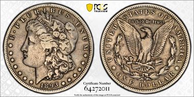 1893-S $1 VF25