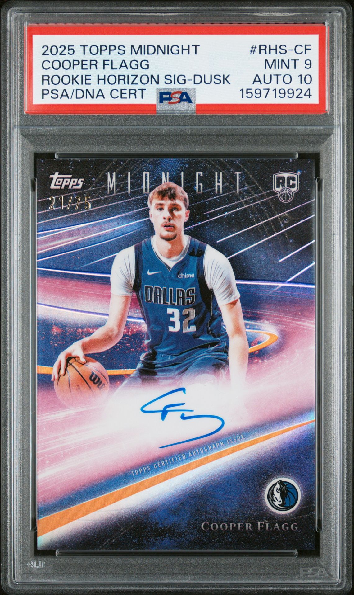 FLAGG TOPPS MIDNIGHT ROOKIE HORIZON SIGNATURES 2025