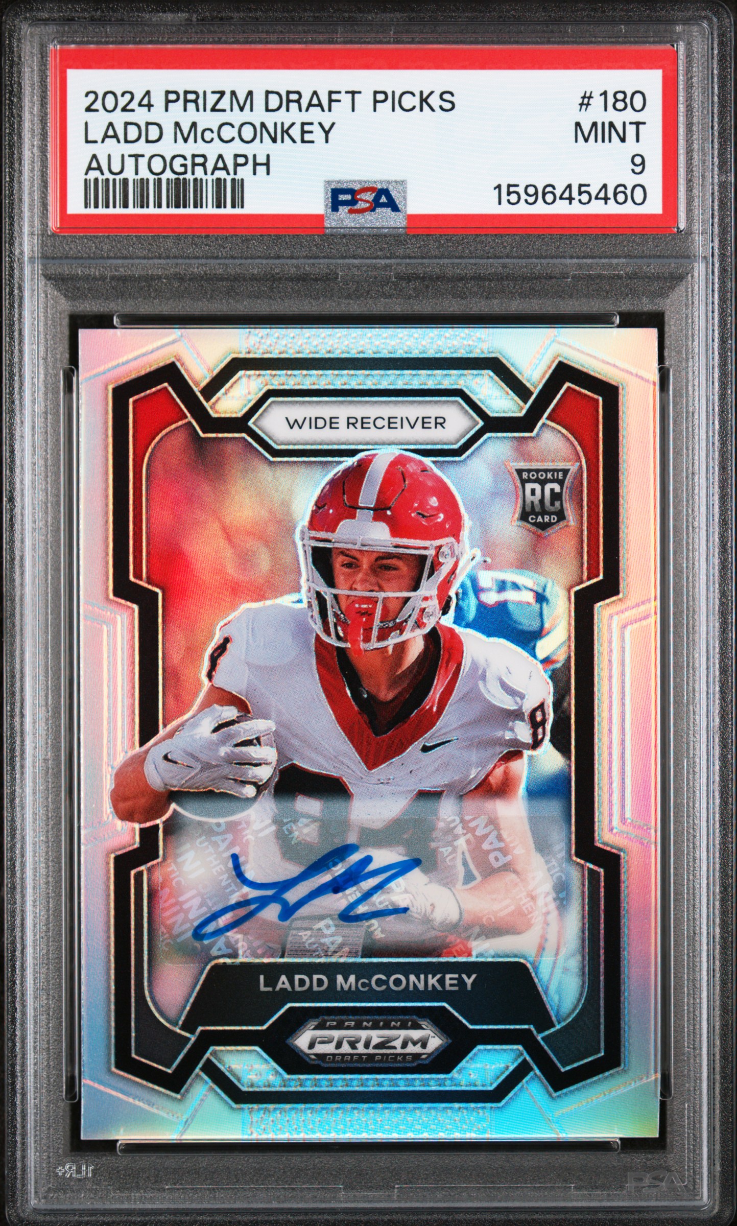 2024 #180 Ladd McConkey PSA 9 Panini Prizm Draft Picks