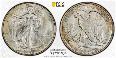 1938-D 50C MS67+